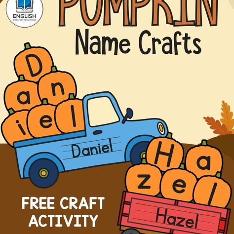 Fall Collection ❤️ 📙Freebie. Pumpkin Name Craft Download a Free PDF Template 👇❤️ https://createdres.com/pumpkin-name-craft/ 📙Freebie. Fall Tracing Strips Download a Free PDF Copy 👇 https://createdres.com/fall-tracing-strips/ 📙Freebie. Pumpkin Pie Alphabet Puzzles Download a Free PDF Template 👇❤️ https://createdres.com/pumpkin-pie-alphabet-puzzles/ 📙Freebie. Fall Numbers Counting Puzzles Download a Free PDF Copy ❤️👇 https://createdres.com/fall-numbers-counting-puzzles/ 📙Freebie. Pumpk... Name Pumpkins Preschool, Preschool Fall Name Activities, Pumpkin Decorating Ideas Preschool, Pumpkin Names Craft, Pumpkin Craft Prek, Free Fall Name Craft, Fall Name Crafts Preschool Free, Pumpkin Theme Activities Preschool, Halloween Name Activities