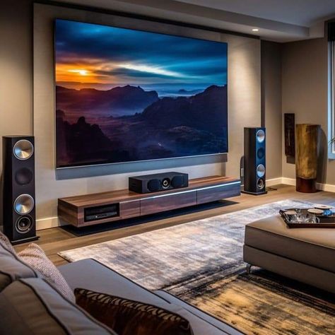 Party Basement, Game Room Ideas, Home Theater Room Design, Home Theater Installation, Theater Room Design, Home Cinema Room, Best Home Theater, Tv Home, Home Theater Setup