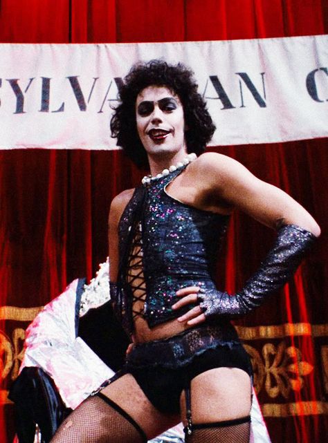 Frank N Furter Costume, Dr Frankenfurter, Patricia Quinn, Rocky Horror Picture Show Costume, Rocky Horror Costumes, Rocky Pictures, Horror Party, Rocky Horror Show, Tim Curry