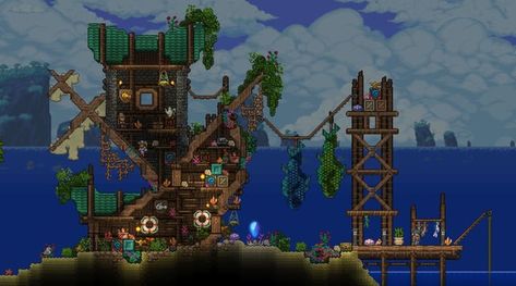 Terraria Arena Build, Terraria Mushroom Biome House, Terraria Mega Base, Beach House Terraria, Terraria Mushroom House, Terraria Snow Biome House, Terraria Desert House, Terraria Beach House, Terraria Houses