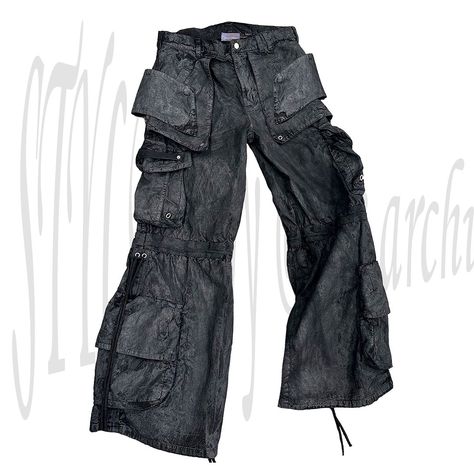 Bozo Tractor Boots, Distressed Balaclava, Flared Cargo Pants, 80 Pants, Fur Hoodie, Hysteric Glamour, Studded Belt, Cargo Pants, Top Outfits