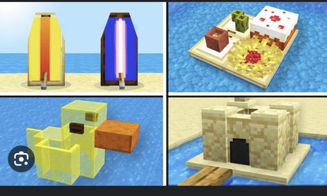 Goofy Minecraft Builds, Minecraft Summer Builds, Minecraft Park, Minecraft Glitches, Things To Build In Minecraft, Build In Minecraft, Things To Build, Build Minecraft, Cool Things To Build