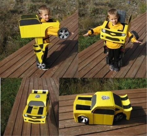 Transformer costume Transformer Halloween Costume, Costume Template, Car Costume, Transformer Costume, Transformers Birthday Parties, Lego Costume, Transformer Party, Diy Jar, Transformer Birthday