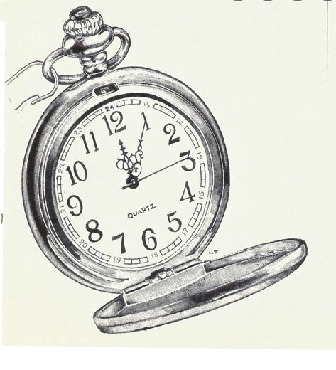 Pocket Watch Sketch, Pocket Drawing, Pocket Watch Drawing, Time Piece Tattoo, Pocket Watch Art, Watch Sketch, Clock Drawings, Compass Watch, Watch Drawing