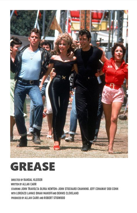 Film And Series Poster, Grease Polaroid Poster, Movie And Series Posters, Aesthetic Movie Pictures, Movie Covers Aesthetic, Movie Photo Wall, Aesthetic Film Posters, Grease Movie Poster, Movie Posters Aesthetic