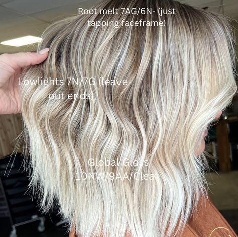 White Blonde Shades Eq Formula, Bright Blonde Shades Eq Formula, Redken Gloss, Hairstylist Tips, Blonde Formulas, Shades Formulas, Hair Knowledge, Redken Blonde, Redken Formulas