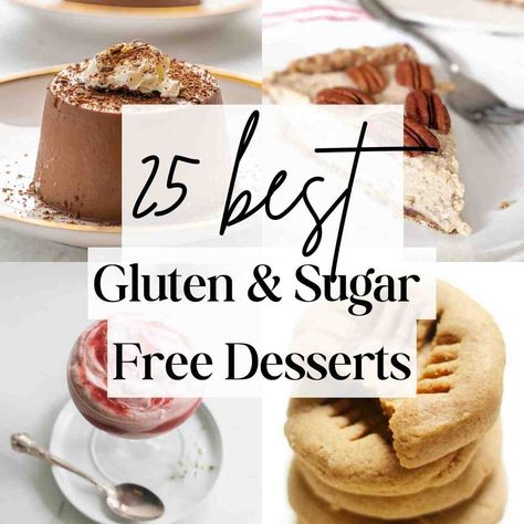 Gluten Sugar And Dairy Free Recipes, Stevia Baking Recipes, Gluten Dairy Sugar Free Desserts, Gluten Free Dairy Free Sugar Free Snacks, Paleo Dessert Recipes No Sugar, Dairy Sugar And Gluten Free Recipes, Gluten Free Low Sugar Recipes, Gluten Free Sugar Free Dairy Free, Sugar And Gluten Free Recipes