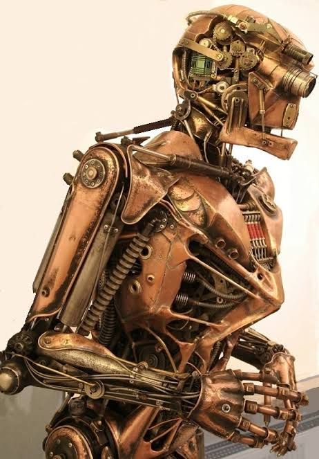 steampunk automaton - Google Search Steampunk Automaton, Steam Punk Aesthetic, Steampunk Robot, Pirate Movies, Cyborgs Art, Ancient Astronaut, Steampunk Costume, A Robot, Robot Design