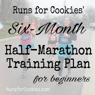 Runs for Cookies: Six-Month Half-Marathon Training Plan for Beginner... Half Marathon Running Plan For Beginners, 5 Month Half Marathon Training Plan, Half Marathon Training For Beginners 6 Month, Couch To Half Marathon Training 6 Months, 6 Month Half Marathon Training Plan, Half Marathon Training For Beginners, Weighted Core Workout, Marathon Training Plan Beginner, Marathon Training For Beginners