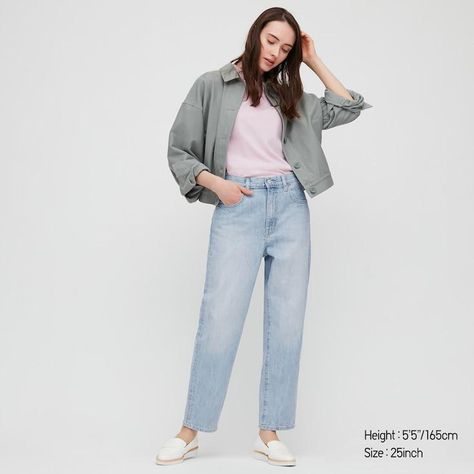 Uniqlo Jeans, Ankle Length Jeans, New Cut, Jeans For Women, Sleek Look, Ankle Jeans, Drop Waist, Retro Inspired, Uniqlo