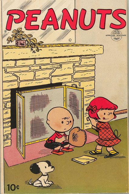 1953-Peanuts #1 | Flickr - Photo Sharing! Dell Comic, Lucy Van Pelt, Peanuts Comic Strip, Peanuts Cartoon, Snoopy Love, Charlie Brown Peanuts, Charlie Brown And Snoopy, Pinturas Disney, Photos Vintage