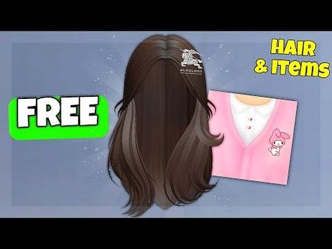 FREE BROWN HAIR | FREE PINK OUTFITS ROBLOX! Check more https://cutt.ly/r8x Cute Free Roblox Outfits, Roblox Free Avatar, Free Roblox Outfits, Brown Hair Roblox, Hair Roblox, Free Avatars, Outfits Roblox, Best Friend Activities, Friend Activities