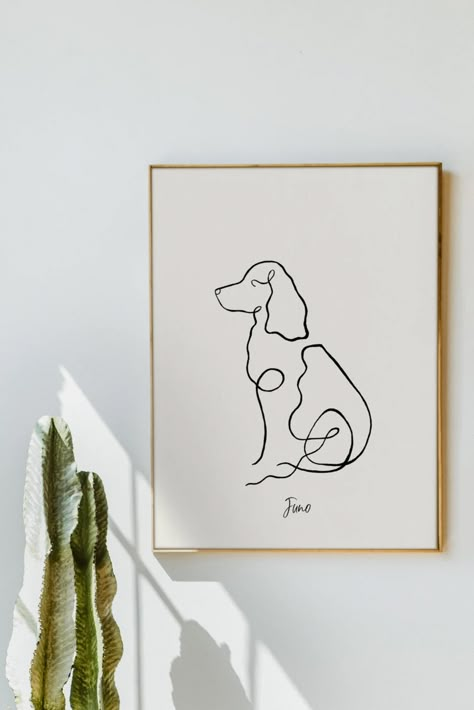 Springer Spaniel Line Drawing, Cocker Spaniel Line Tattoo, Cocker Spaniel Line Art, Cocker Spaniel Line Drawing, Cocker Spaniel Tattoo Minimalist, Springer Spaniel Tattoo, Cocker Spaniel Tattoo, Cocker Spaniel Drawing, Spaniel Tattoo