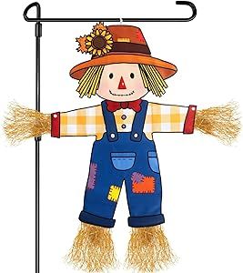 Fall Scarecrow Garden Flag Outdoor Decorations for Outside Double-Sided Printed, Yard Flags House Banner Yard Sign Autumn Winter Thanksgiving Seasonal Decoration #ad Thanksgiving Thanksgiving decorations Thanksgiving Table Settings Thanksgiving tablescapes Thanksgiving ideas Thanksgiving decorations Table Setting Black Friday Black Friday sale #usa #canada #Thanksgiving #Grateful #HappyThanksgiving #thankful #love #family #fall #friendsgiving #BlackFriday #BlackFridaySale #Sale #Shopping Scarecrow Garden, Thanksgiving Decorations Table Setting, Scarecrow Painting, Scarecrow Decorations, Thanksgiving Flag, Scarecrows For Garden, Classic Turkey, Halloween Garden Flag, Fall Garden Flag