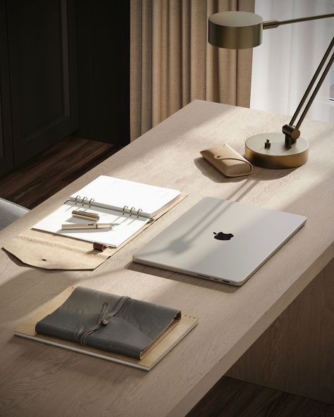 Asthetic Workspace, Work Space Aesthetic, Japanese Home Interior, Scandinavian Office, Aesthetic Computer, Presentation Pictures, Aesthetic Office, Desk Aesthetic, Desk Styling