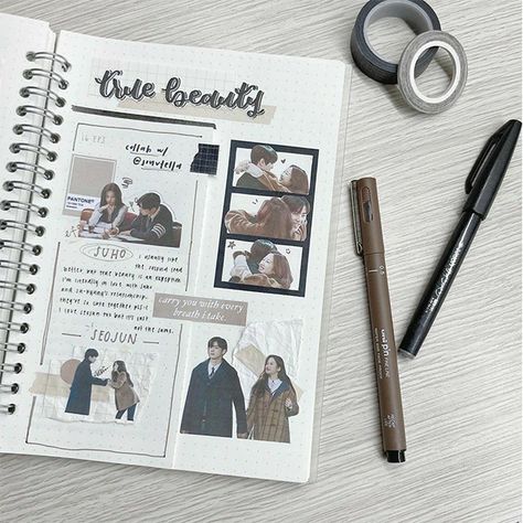 15 Aesthetic K -drama and K-Pop Bullet Journal ideas ! K Pop Journal, Planning Aesthetic, 15 Aesthetic, Scrapbook Fonts, Music Journal, Bullet Journal Ideas, Bullet Journal Aesthetic, Cute Journals, Bullet Journal Design Ideas