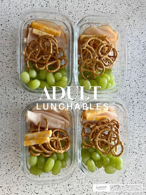 Adult Lunchables Healthy, Lunchables For Adults, Adult Lunchables, School Food, Work Lunch, Pretty Food, Lunch Recipes, Meal Prep, Healthy Snacks