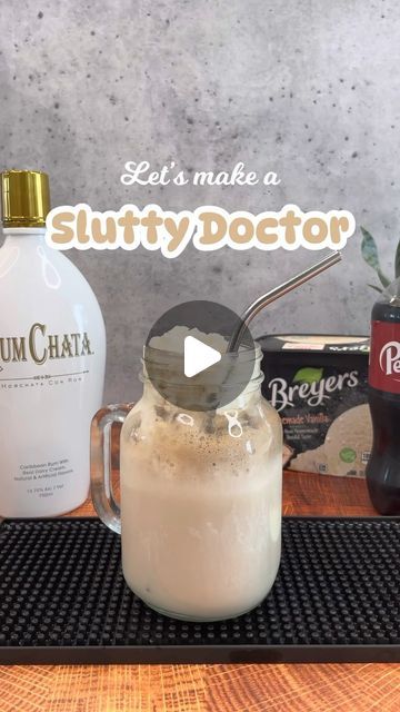 Alcoholic Drinks With Dr Pepper, Dr Pepper Cream Soda Cocktail, Dr Pepper Mixed Drink, Buttershots Drinks Cocktails, Rum Chata Coconut Cream Drinks, Dr Pepper Alcoholic Drinks, Paralyzer Drink Recipe, Rum Chatta Drinks, Dr Pepper Cocktail