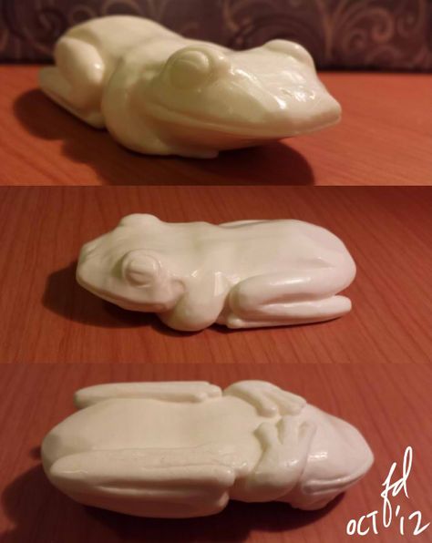 Ivory Soap Frog Carving by forlorndreamer Ivory Soap Carving, Soap Carving Sculpture, Soap Carving Ideas, Diy Soap Carving, Frog Carving, Soap Sculpture, Fruit Creations, Stationary Craft, Soap Stone