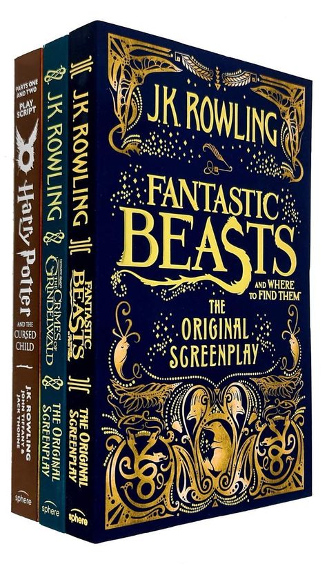 Newt Fantastic Beasts, Fantastic Beasts Book, The Crimes Of Grindelwald, The Cursed Child, Crimes Of Grindelwald, Rowling Harry Potter, Ministry Of Magic, Books Collection, J K Rowling