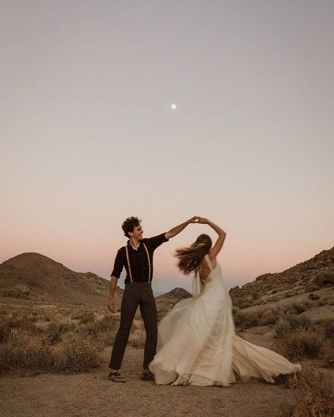 In The Desert, Happy Valentines, The Desert, Bride And Groom, Happy Valentines Day, Elopement, Dancing, Valentines Day, Valentines