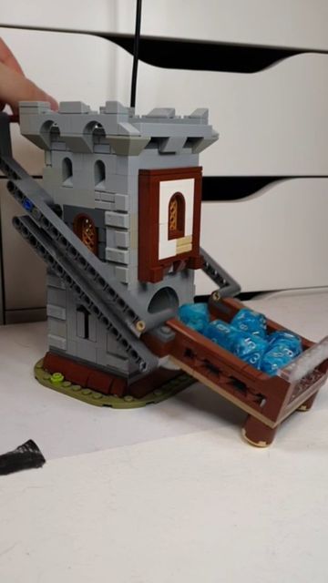 Lego Dice Tower, Lego Dnd, Dice Tower, D Craft, The Brick, Lego, Tower, On Instagram, Quick Saves