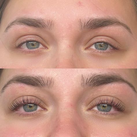 Lash lift and tint Natural Lash Lift And Tint, Lash Lift And Tint Before And After, Lash Lift Before And After, Lash Tint And Lift, Lash Lift And Tint, Eyelash Lift And Tint, Lash Lifts, Wispy Eyelashes, Lashes Extensions