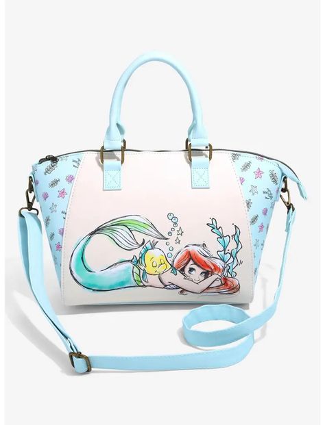 Ariel Sketch, Ariel And Flounder, Mermaid Bag, The Little Mermaid Ariel, Disney Purse, Disney The Little Mermaid, Little Mermaid Ariel, Disney Handbags, Loungefly Bag