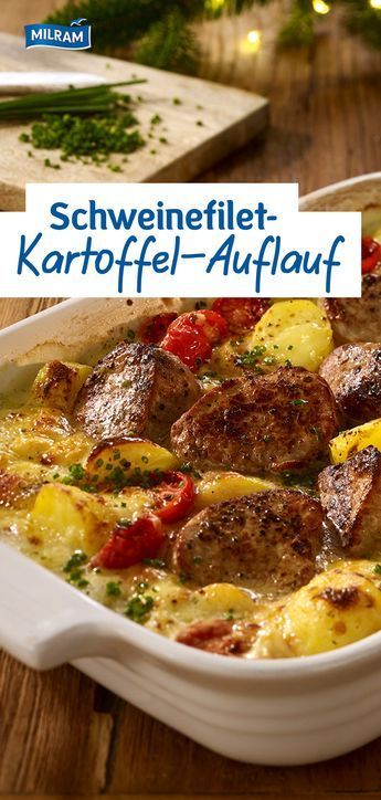 Du suchst noch das passende Abendbrotrezept? Dann bist du gerade fündig geworden! Saftiger Schweinefilet-Kartoffel-Auflauf! 🥩🥔 Hier treffen saftige Schweinemedaillons auf Kirschtomaten und Kartoffeln in einer cremigen Mehlschwitze aus frischer Schlagsahne und FrühlingsQuark 7-Kräuter! 🌿 Noch eine Portion herzhaft-würzigen Burlander oben drauf und fertig ist der Leckerbissen! 😍 Jetzt ausprobieren und deinen Gästen eine schmackhafte Freude machen! 👉 Roasted Cauliflower Recipes, Eat Smart, Potato Dishes, Cauliflower Recipes, Cooking Meat, Food Design, Soul Food, Cooking And Baking, Main Dishes