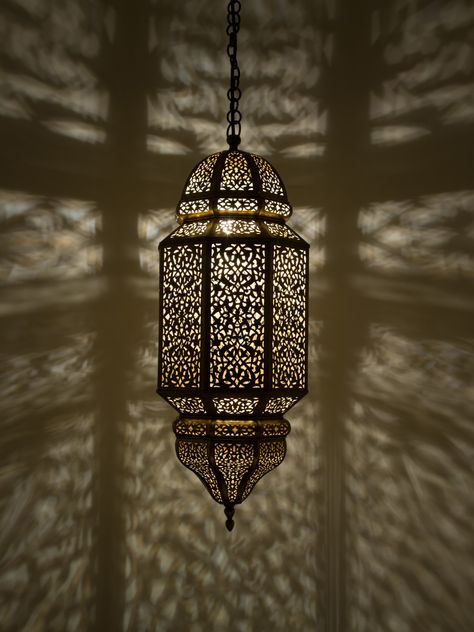 AMIRA Pendant - Antique Brass from Moroccan Bazaar Moroccan Lights Lanterns, Morrocan Lamps, Moroccan Bazaar, Canopy Ceiling, Moroccan Style Home, Moroccan Pendant Light, Moroccan Ceiling, Moroccan Ceiling Light, Magical Room