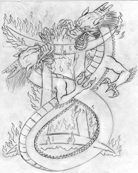 Tattoo Ideas For Gemini Men, Gemini Tattoos Men, Gemini Dragon Tattoo, Gemini Dragon, Dragons Sketch, Anchor Flower Tattoo, Gemini Sign Tattoo, Gemini Tattoos, Animal Tattoos For Men