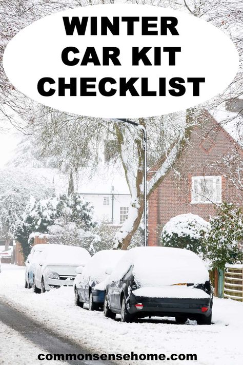 Stay safe and prepared this winter with our must-have car emergency kit checklist! 🛠️ From ice scrapers to blankets and snacks, we've got all the essentials to keep you warm and worry-free during cold-weather drives. Pin now and be ready for the unexpected! #WinterDriving #EmergencyKit #CarTips Car Snow Emergency Kit, Winter Car Essentials Emergency Kits, Car Emergency Bag, Emergency Car Kit List, Car Kit Essentials For Women, Car Emergency Kit For Women, Winter Car Emergency Kit, Car Emergency Kit List, Winter Emergency Kit