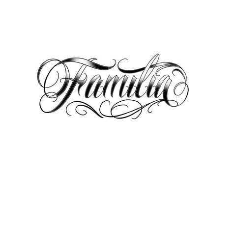 Family First Tattoo Designs, Spanish Tattoos Men, Familia Lettering Tattoo, Familia Tattoo Men, Flash Tattoo Lettering, Gangsta Tattoos Men Design, Natur Tattoo Arm, Aztec Tattoos Sleeve, Family First Tattoo