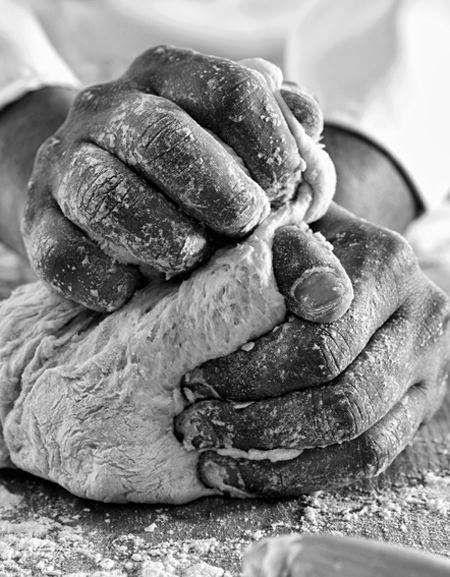 Modern Hepburn, Kneading Dough, Working Hands, Hand Photography, Kampot, Food Drink Photography, Cebu, Bon Appetit, White Photography