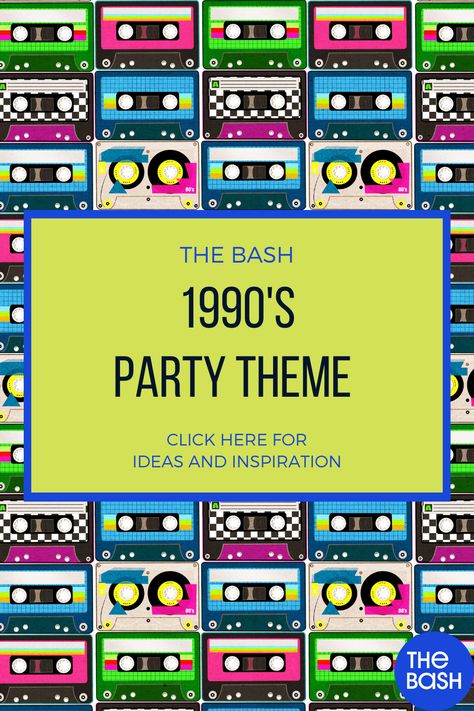 90s Theme 30th Birthday, Diy 90s Party Decorations, 90s Yearbook Theme, 90s Cookout, 1990s Birthday Party Theme, 90’s Party, 90s Party Ideas Decoration, 90s Birthday Party Theme For Adults, 90s Party Theme