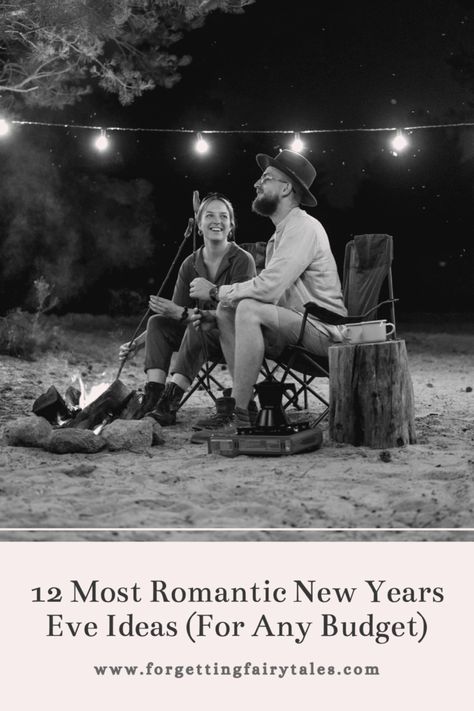 12 Most Romantic New Years Eve Ideas (For Any Budget!) Nye At Home Couples Ideas, Couple New Years Ideas, New Years Eve For Couples, Things To Do With Partner, New Years Eve Ideas, Romantic Home Dates, New Years Eve Traditions, Couples Things To Do, New Years Dinner