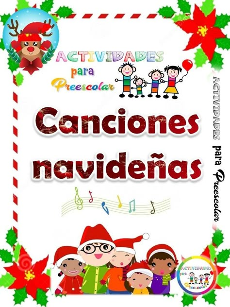 CANCIONES NAVIDEÑAS - Imagenes Educativas Teaching Culture, Learning Spanish, Christmas Traditions, Ronald Mcdonald, Christmas Crafts, Novelty Sign, Christmas, Fictional Characters, Art