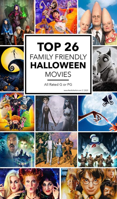 Fall Family Movies, Top Halloween Movies, Best Family Halloween Movies, Scary Movies For Kids, Family Halloween Movies, Kid Friendly Halloween Movies, Halloween Movies For Kids, Family Friendly Halloween Movies, Classic Halloween Movies