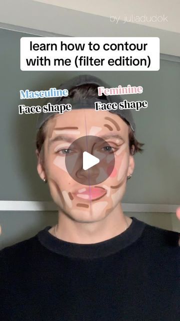 Oliver Aull on Instagram: "Have you ever contoured like this? #malemakeup #makeup #faceshape #makeuptutorial #contouring" Male Contour, Feminine Face, A Daily Routine, Masculine Feminine, Male Makeup, Makeup Transformation, Daily Routine, Have You Ever, Face Shapes