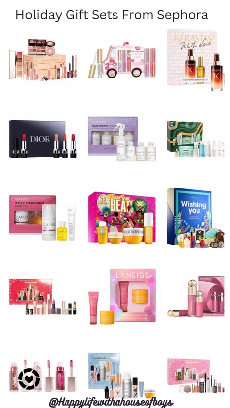 Sephora Gift Sets, Sephora Holiday, Skincare Sets, Sephora Skincare, Girly Christmas Gifts, Teen Christmas Gifts, Sephora Favorites, Shimmer Makeup, Makeup List