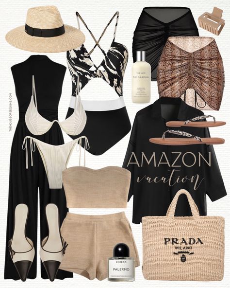 vacation Outfit and Resortwear finds! Jumpsuit, bikini and swimsuit coverup, matching sets, beach bag, slide sandals, sun hat Summer outfit ideas for women, resort wear outfits, resort outfits, vacation inspired outfits, beach outfit, beach vacation outfit idea, summer trends 2023, summer outfit Stylish Resort Outfits, Mexico Family Vacation Outfits, Boujee Vacation Outfits, Swimsuits And Coverups, Tulum Fashion Outfits, Resort Pool Outfit, Cancun Vacation Outfits, Los Cabos Mexico Outfits, Mexico Vacation Outfits Cancun