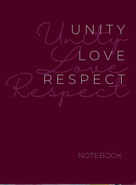 A notebook, the cover reads Unity Love Respect Notebook Lambda Theta Alpha Latin Sorority, Lambda Theta Alpha, Kids Activity Books, Kids Discover, Lined Notebook, Love And Respect, Kids Boxing, Life Organization, Book Box