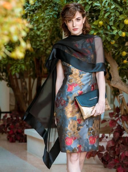 A classic sheer silk wrap that is as versatile as it is timeless. Wear this as an evening shawl, a flirty long scarf or as a summer shawl. It's perfect for formal events and anytime you wish to add an elegant touch to your outfit. Fine silk georgette with a refined 3" silk satin edging. Size & Details Approx. 27” x 70” (70cm x 180cm) 100% Silk Georgette 3" Silk satin oversewn hems Made in Como, Italy Shawl Over Dress, Shawl For Formal Dress, Satin Dress Outfit, Formal Wrap, Shawl For Women, Evening Wrap, Evening Shawls, Summer Shawl, Evening Wraps