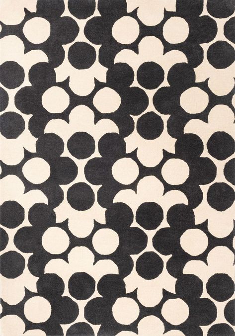 Puzzle Flower Slate Rug by Orla Kiely, an eye-catching monochrome floral design area rug from this iconic brand (4 sizes) https://www.therugswarehouse.co.uk/modern-rugs3/orla-kiely-rugs/orla-kiely-60905.html #TheRugsWarehouse #London #onlineshopping Orla Keily, Slate Rug, Rhythmic Pattern, Monochrome Palette, Flower Rug, Cheap Rugs, Orla Kiely, Floral Area Rugs, Flower Graphic