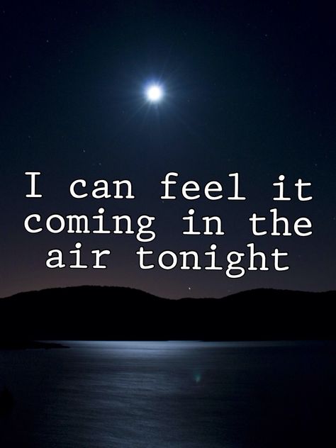 I know I feel it, do u? Greatest Quotes, Moon Gazing, In The Air Tonight, Pop Rock Music, Random Facts, Visual Journal, Feel It, Pop Rocks, Great Quotes