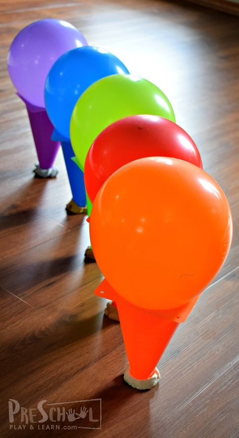 THis is such a fun balloon game for kids that is easy to set up Ice Cream Activity, Balloon Activities, Balloon Games For Kids, Place Value Cards, Ice Cream Balloons, Addition Task Cards, Ice Cream Crafts, Color Sorting Activities, Sorting Colors