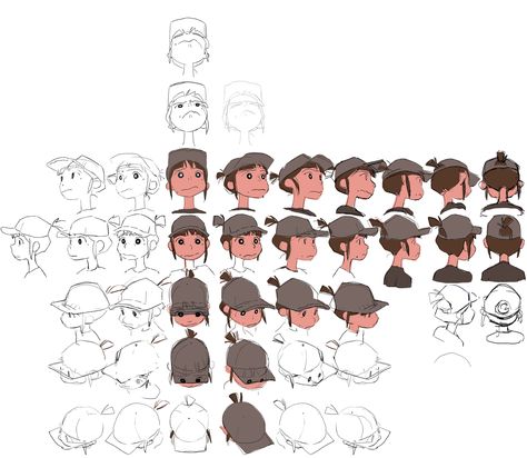 Character Turnaround, Character Design Sketches, 캐릭터 드로잉, Animation Reference, Character Design Animation, Drawing Board, Cartoon Character Design, 영감을 주는 캐릭터, Character Design References