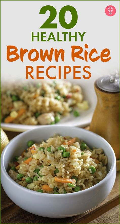 Brown Rice On Stove Top, Brown Rice And Turkey Recipes, Brown Rice And Spinach Recipes, Brown Rice Vegetarian Recipes, Healthy Brown Rice Side Dishes, Brown Rice Dishes Healthy, Vegetable Brown Rice Recipes, Brown Rice And Broccoli Recipes, How To Flavor Brown Rice