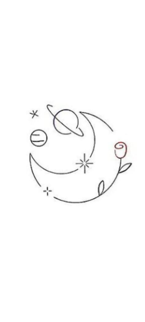 Galaxy Doodles, Teen Tattoos, Galaxy Drawings, Tattoos Simple, Vegan Tattoo, Small Pretty Tattoos, Tattoo Templates, Small Tattoos Simple, Doodle Tattoo