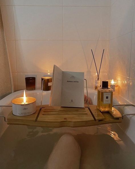 Bath Aesthetic, Bath Caddies, Rustic Bath, Studio Decor, Bubble Bath, Bath Caddy, House Inspo, Walnut Wood, Future House